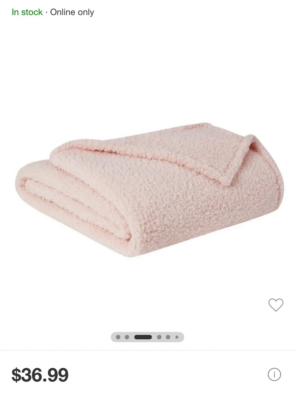 🩰Room Essentials 🩰Blush Marshmallow Blanket